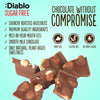 Diablo milk chocolate hazelnuts 75g pack of 8, UK version