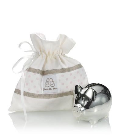 Harrods English Trousseau Kids Silver Plated Piggy Bank (Pink) Baby Gift - اشترِ عبر الإنترنت من McGrocer