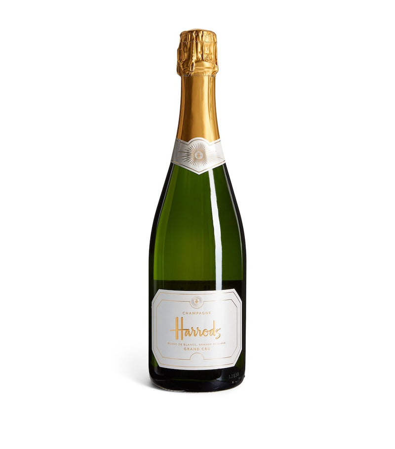 Harrods Blanc de Blancs Grand Cru Champagne 75cl, imported from the UK