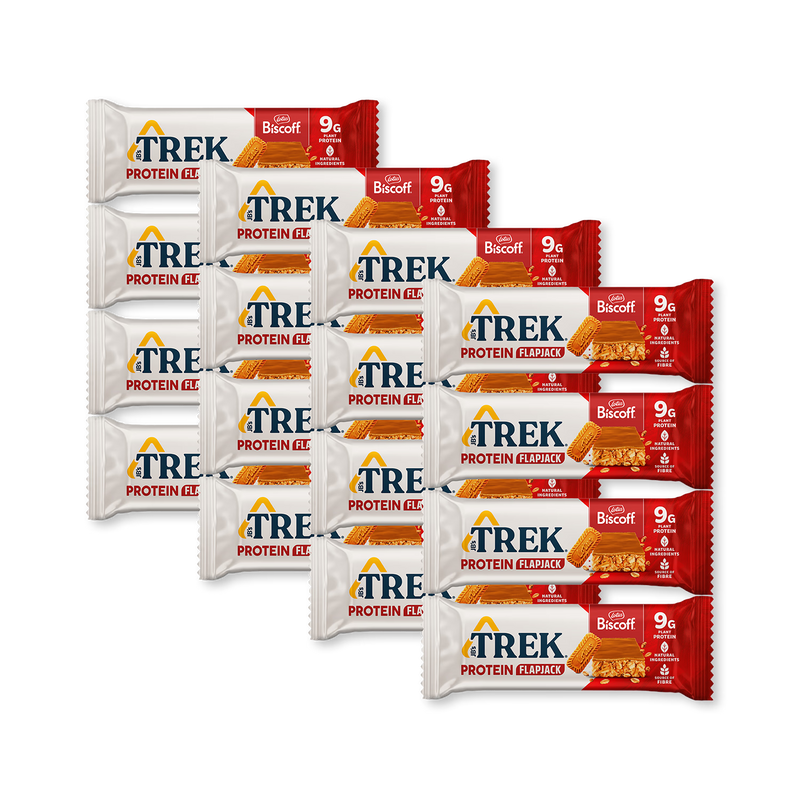 Trek Biscoff protein flapjack 16x50g, UK version