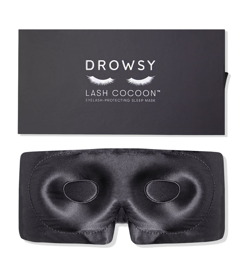 DROWSY mulberry silk lash cocoon sleep mask (British brand)
