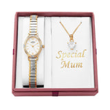 Limit ladies watch necklace set with Special Mum engraving (British brand)