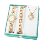 Limit ladies' gold plated watch set, imported from the UK