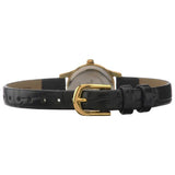 Sekonda ladies diamond black strap watch, UK version