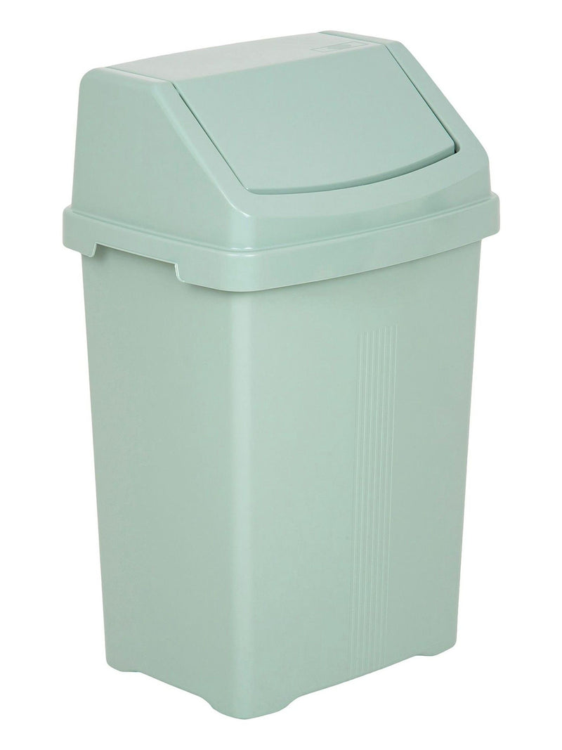 Wham Green Casa 25L plastic swing bin (British brand)
