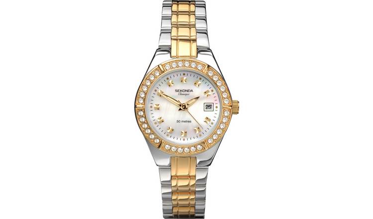 Sekonda Classique Ladies Two-Tone Bracelet Watch - British product