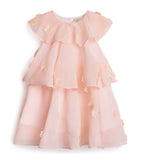 Petite Amelie Peaches & Cream dress for 4-16 years, imported from the UK