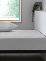 Grey Easy Care Polycotton Fitted Sheet