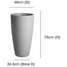 Strata Amesbury plastic planter 40cm (British brand)
