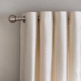 Habitat Faux Silk Eyelet Curtains Champagne 117x137cm, UK version