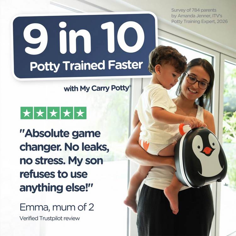 My Carry Potty Penguin portable travel potty, UK version