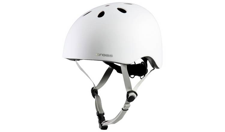 Cross BMX bike helmet white 54-58cm - British product