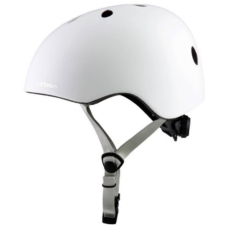 Cross BMX bike helmet white 54-58cm - British product