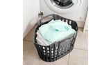 Addis fold flat laundry basket grey 38 litre - British product