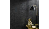 Superfresco Easy Crocodile Black Wallpaper roll, 52cm x 10m (British brand)