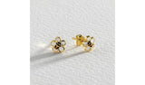 Argos Revere Kid's Gold Plated Silver Enamel Flower Stud Earrings- Buy online at McGrocer