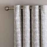 Argos Home Jaquard Eyelet Curtains Grey 168x183cm - British product
