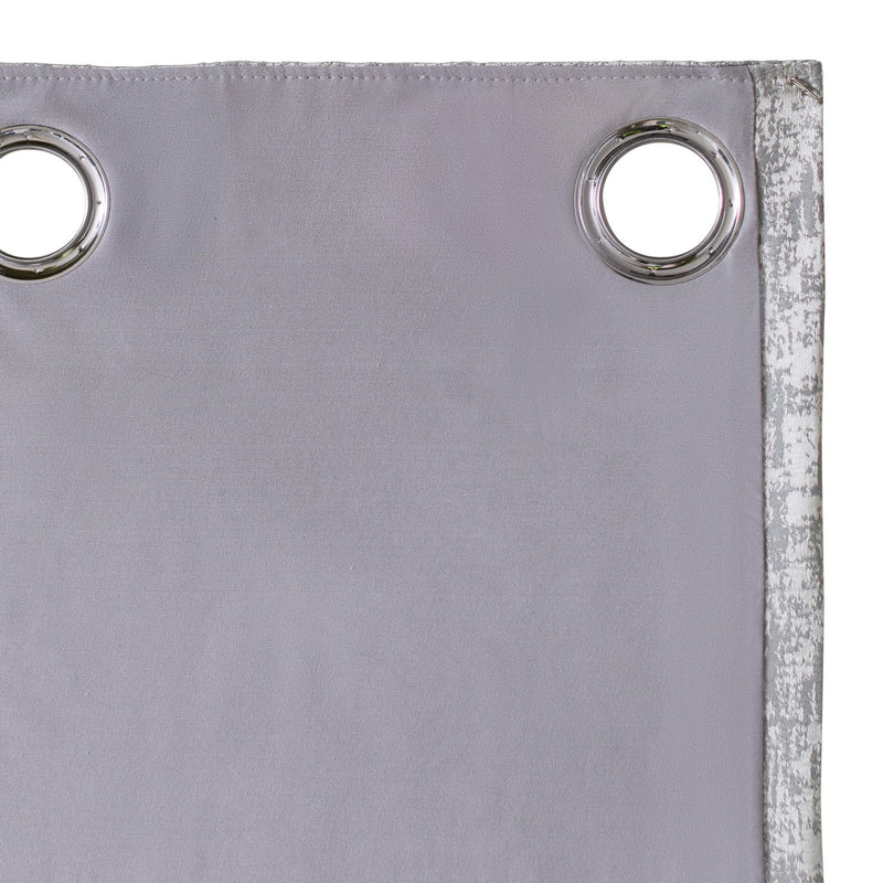 Argos Home Jaquard Eyelet Curtains Grey 168x183cm - British product