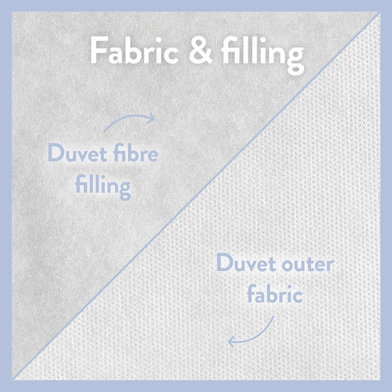 Dreamwell medium weight 15 Tog Kingsize duvet - British product