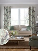 Next Laura Ashley Belvedere Duck Egg Blue Made to Measure Curtains- Buy online at McGrocer