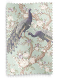 Laura Ashley Belvedere duck egg blue curtains - British product