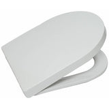 Argos Home D shaped toilet seat white soft close - British product