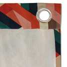 Habitat Chain Check Eyelet Curtains Multi 168x229cm, UK version