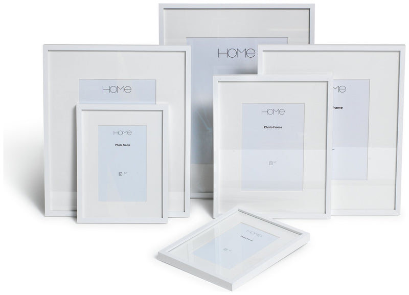 Argos Home white mixed sizes picture frames 6 pack - British product