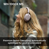 Sony WH1000XM5 over-ear wireless headphones black - British product