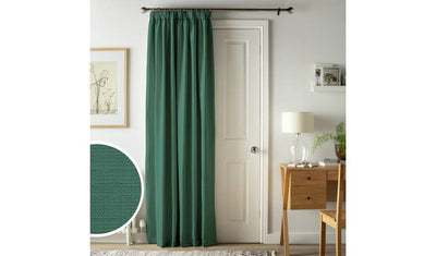 Argos Argos Home Thermal Door Curtain Green Insulating Door Curtain 167x213cm- Buy online at McGrocer