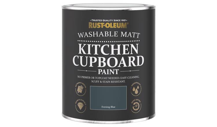 Rust-Oleum kitchen cupboard paint Evening Blue 750ml, UK version