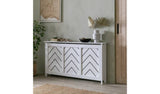 Argos Habitat Chevron Large Radiator Cover White- Buy online at McGrocer