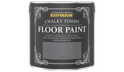 Argos Rust-Oleum Chalky Floor Matt Paint 2.5L - Anthracite- Buy online at McGrocer