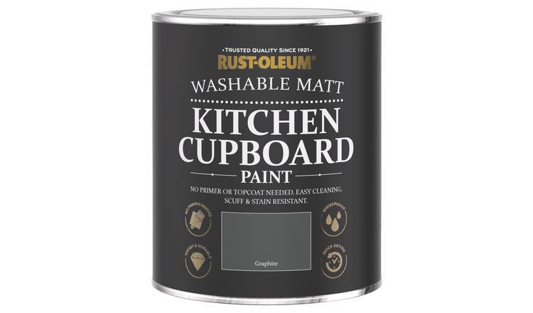 Rust-Oleum kitchen cupboard paint Graphite 750ml, imported from the UK