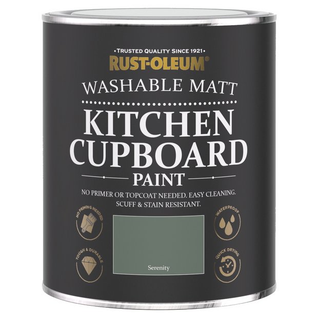 Rust-Oleum Kitchen Cupboard Matt Paint 750ml - Serenity