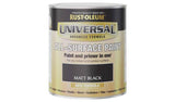 Argos Rust-Oleum Universal All-Surface Matt Paint Black Interior and Exterior Paint 750ml- Buy online at McGrocer