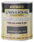 Rust-Oleum grey all-surface satin paint 750ml, imported from the UK