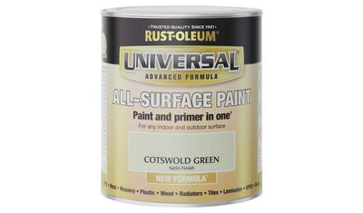 Argos Rust-Oleum Universal All-Surface Satin Paint Green 750ml- Buy online at McGrocer