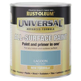 Rust-Oleum all-surface satin paint Lagoon 750ml, imported from the UK