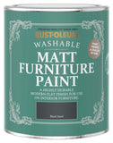 Rust-Oleum furniture matt paint Black Sand 750ml, imported from the UK