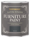 Rust-Oleum furniture satin paint black sand 750ml, imported from the UK