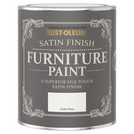 Rust-Oleum furniture satin paint Chalk White 750ml, imported from the UK