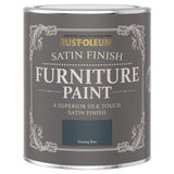 Rust-Oleum furniture satin paint Evening Blue 750ml, imported from the UK