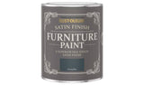 Rust-Oleum furniture satin paint Evening Blue 750ml, imported from the UK
