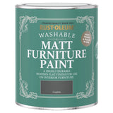 Rust-Oleum furniture matt paint graphite 750ml, UK version