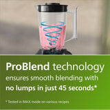 Philips ProBlend blender 1.9L plastic jug stainless steel blades (British brand)