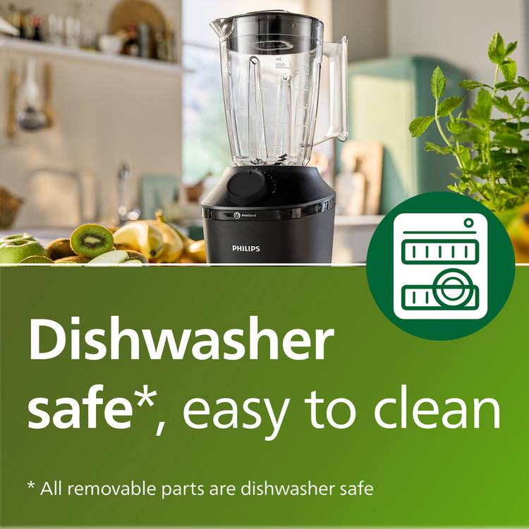 Philips ProBlend blender 1.9L plastic jug stainless steel blades (British brand)
