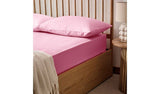 Habitat pink fitted sheet double, UK version
