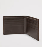 LOEWE calfskin bifold wallet with denim detailing - British product