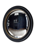 Gallery Home Bruton convex mirror black and gold 50cm - British product